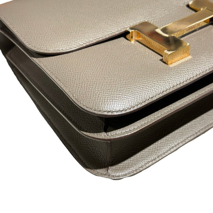 Used HERMÈS Constance 24 Shoulder Bag Etoupe GHW