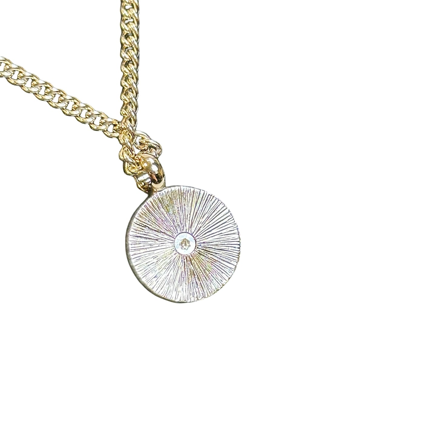 Brand New CHANEL CC Logo Coin Coin Motif Necklace Necklace Gold