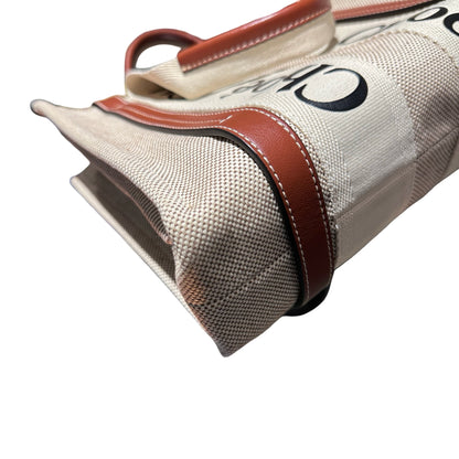 Used CHLOE Tote Bag White Brown
