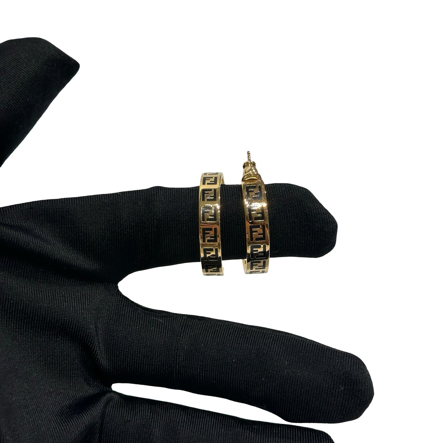 Used FENDI Earrings GHW
