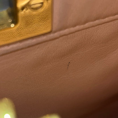 Used FENDI Peekaboo Handbag Black GHW