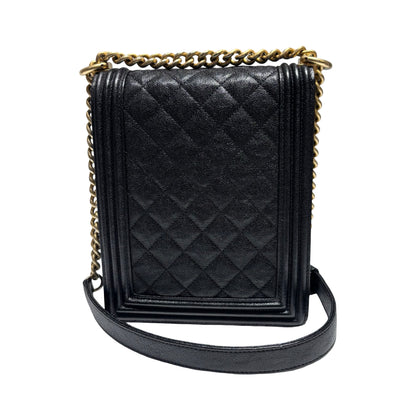 CHANEL LEBOY VERTICAL CAVIAR CHAIN SHOULDER BAG [3000358]