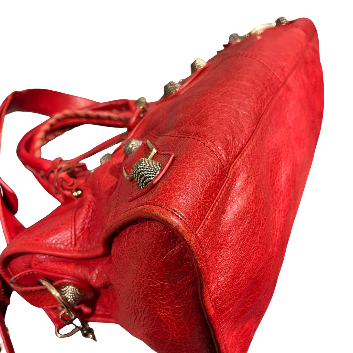 BALENCIAGA LE CITY CALFSKIN RED GHW[3001095]