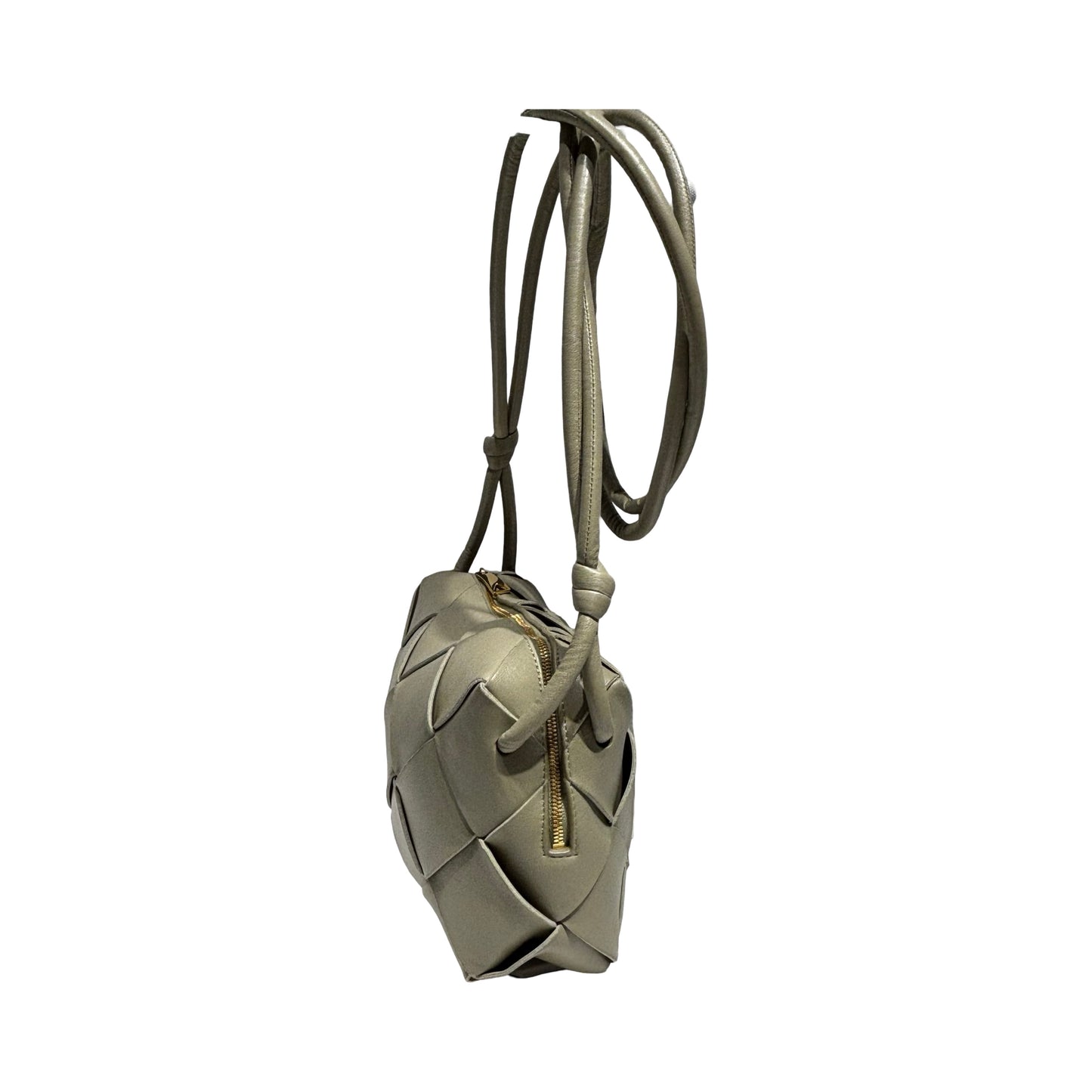 BV TRAVERTINE (LIGHT GREEN) CASSETTE SHOULDER BAG [20000319]
