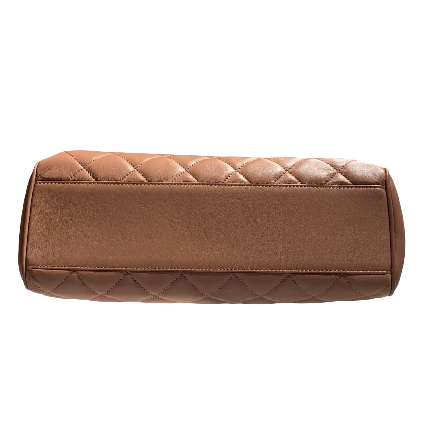CHANEL MISIA CAMERA FLAP BROWN LAMBSKIN GHW CHAIN SHOULDER BAG [A04211]
