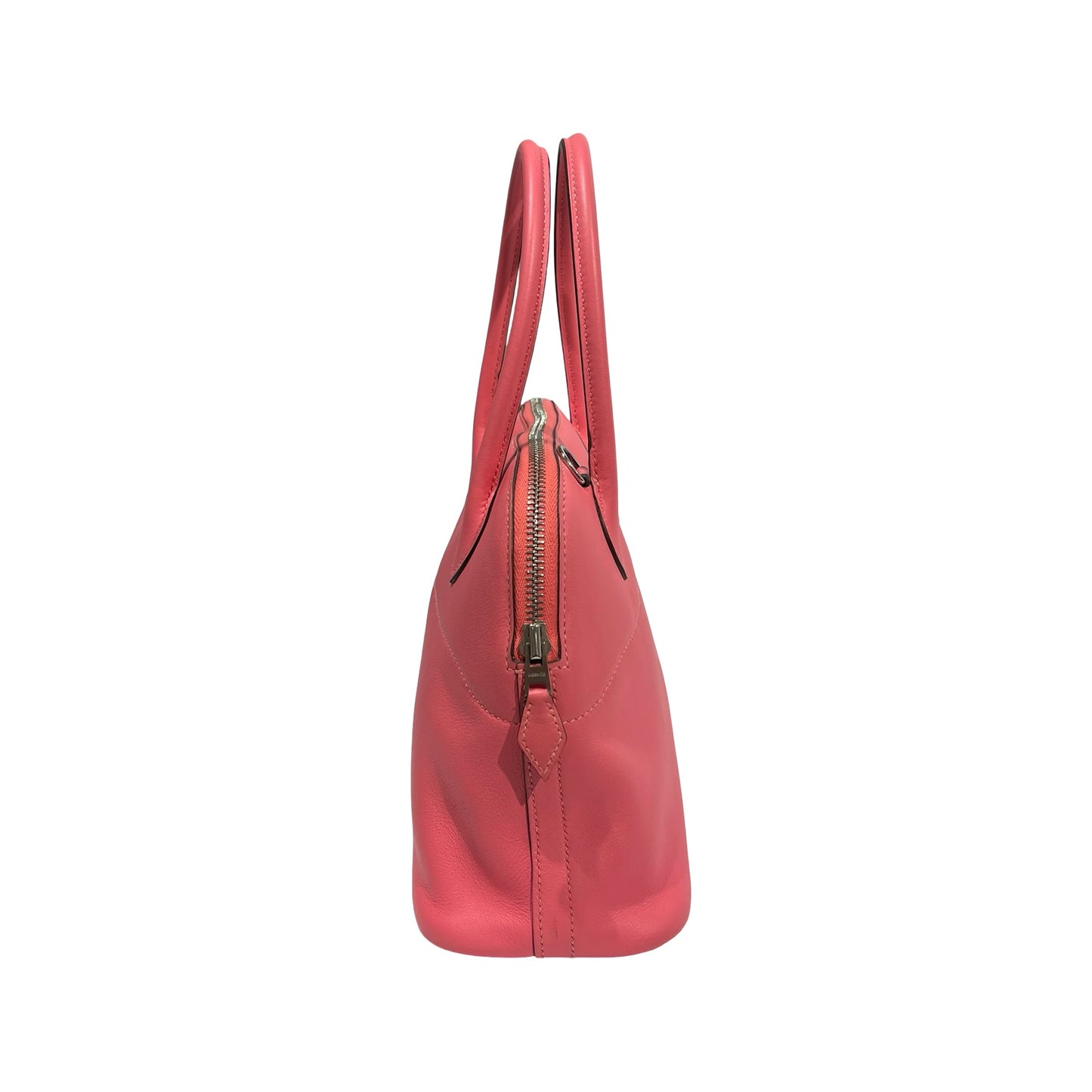 Used HERMÈS BOLIDE 27 Two Way Shoulder Bag PHW Pink