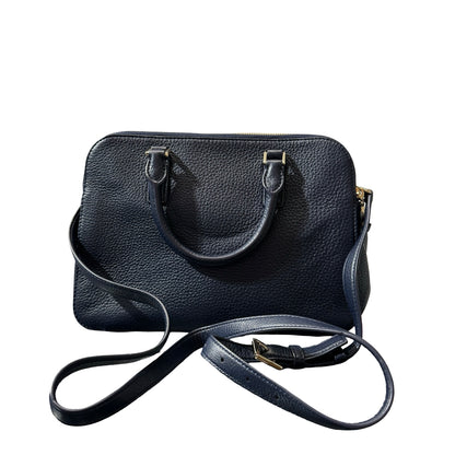 Used TORY BURCH Two way shoulder Shoulder Bag Navy Blue GHW
