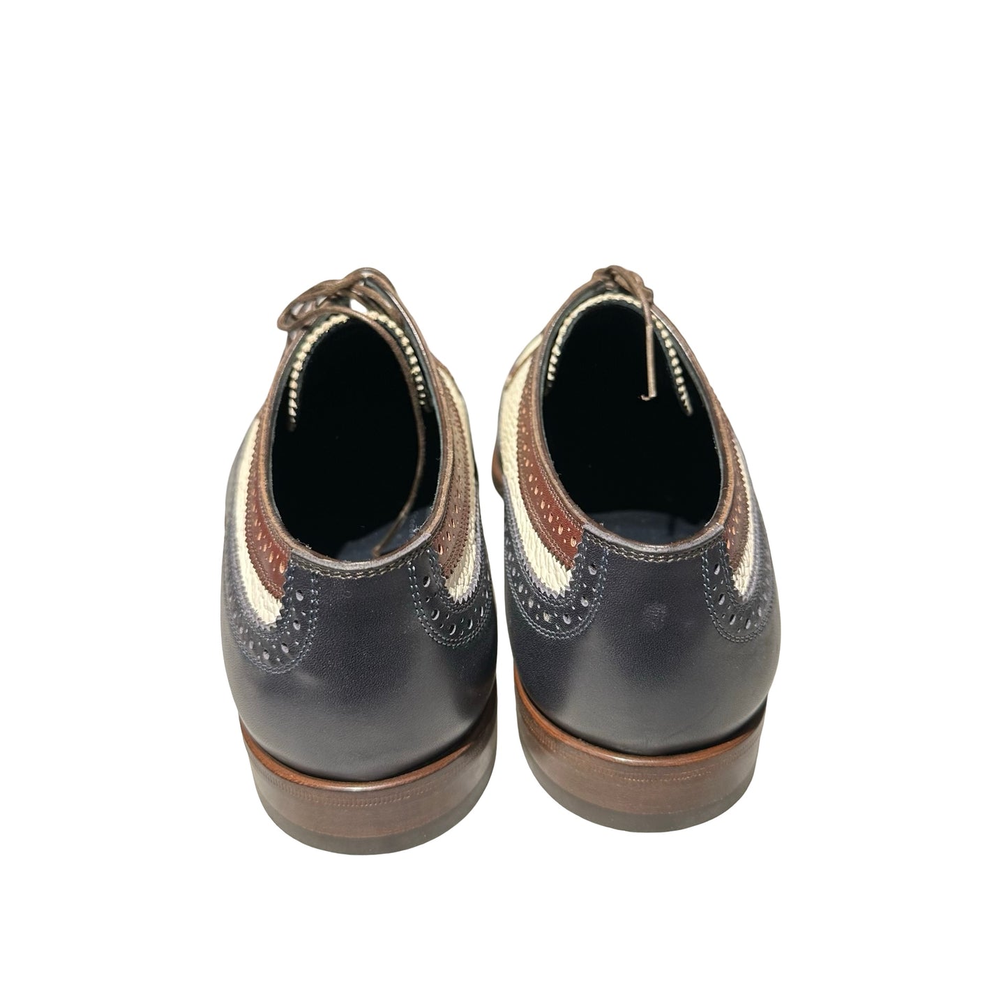 Used LOUIS VUITTON Shoes Shoes Navy Blue White Brown