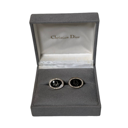 Used DIOR Yellow Gold Vintage Cufflinks Brooch