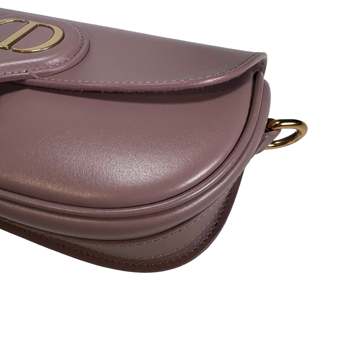 Used DIOR Box Calfskin Dior Bobby Crossbody Bag Rose des Vents