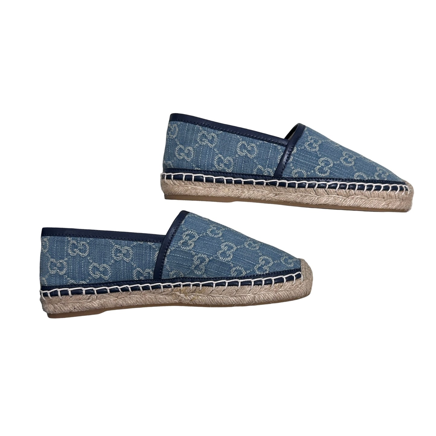 Used GUCCI DENIM SHOES Shoes Blue