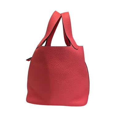 Used HERMÈS Bucket Bag Pink