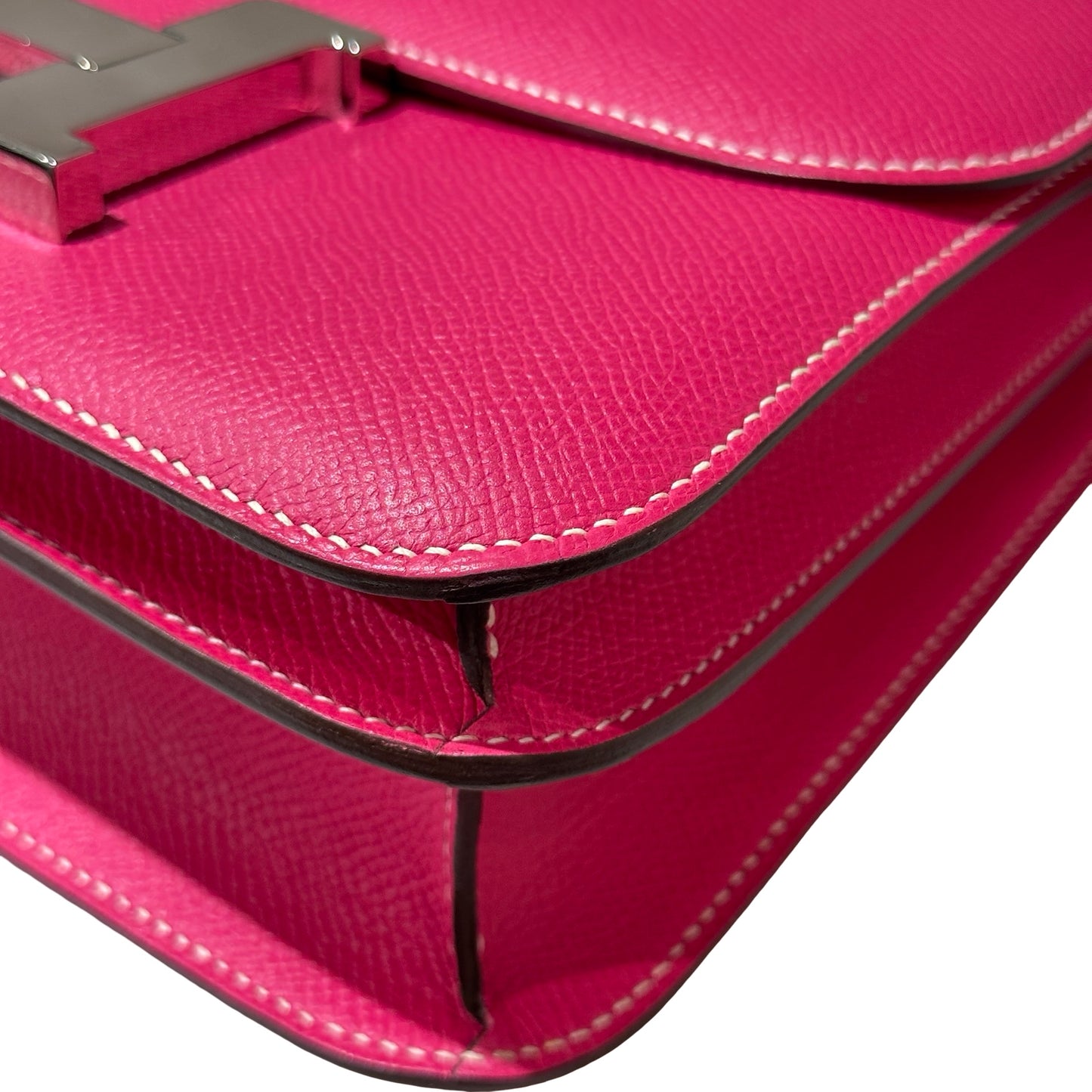 Used Hermès Constance 24 Shoulder Bag Pink PHW