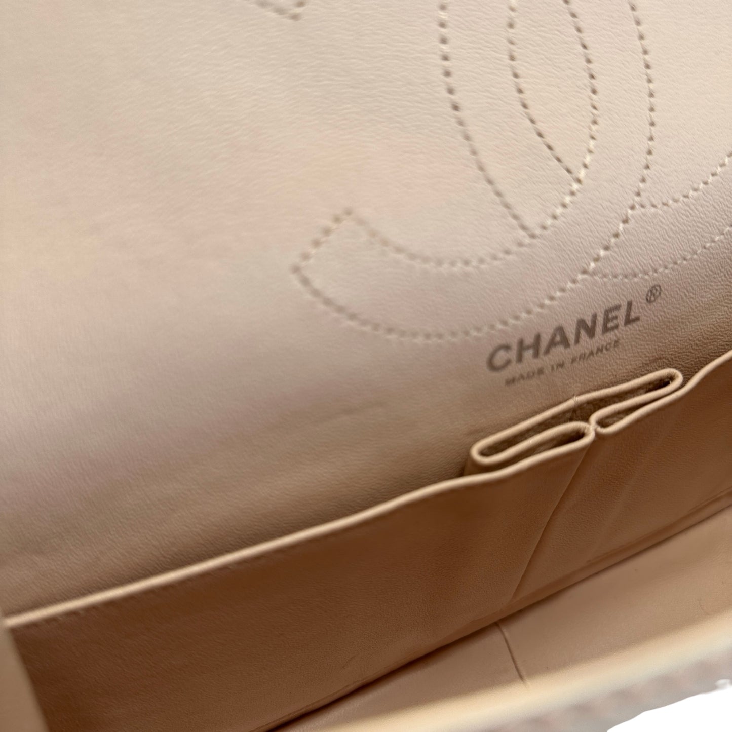 Used CHANEL Quilted 2.55 Reissue Shoulder Bag Pink Cream Ombre