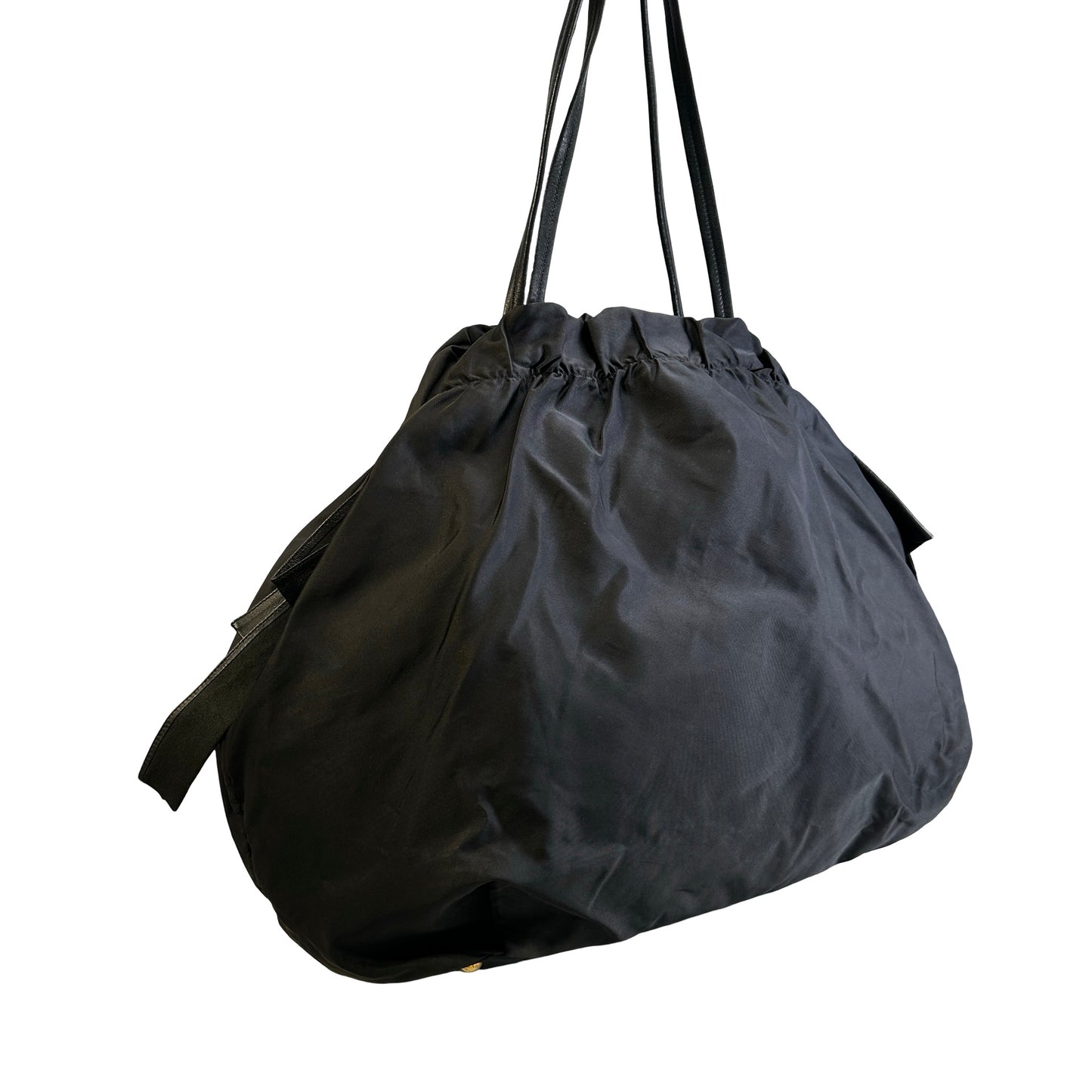 Used PRADA Nylon Tote Tote Bag Black