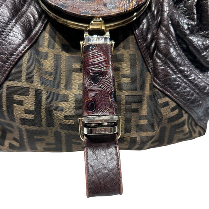 Used FENDI Shoulder Bag Brown