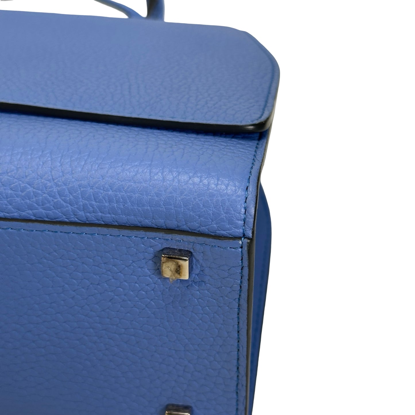 Used MOYNAT Taurillon Rejane Handbag Blue