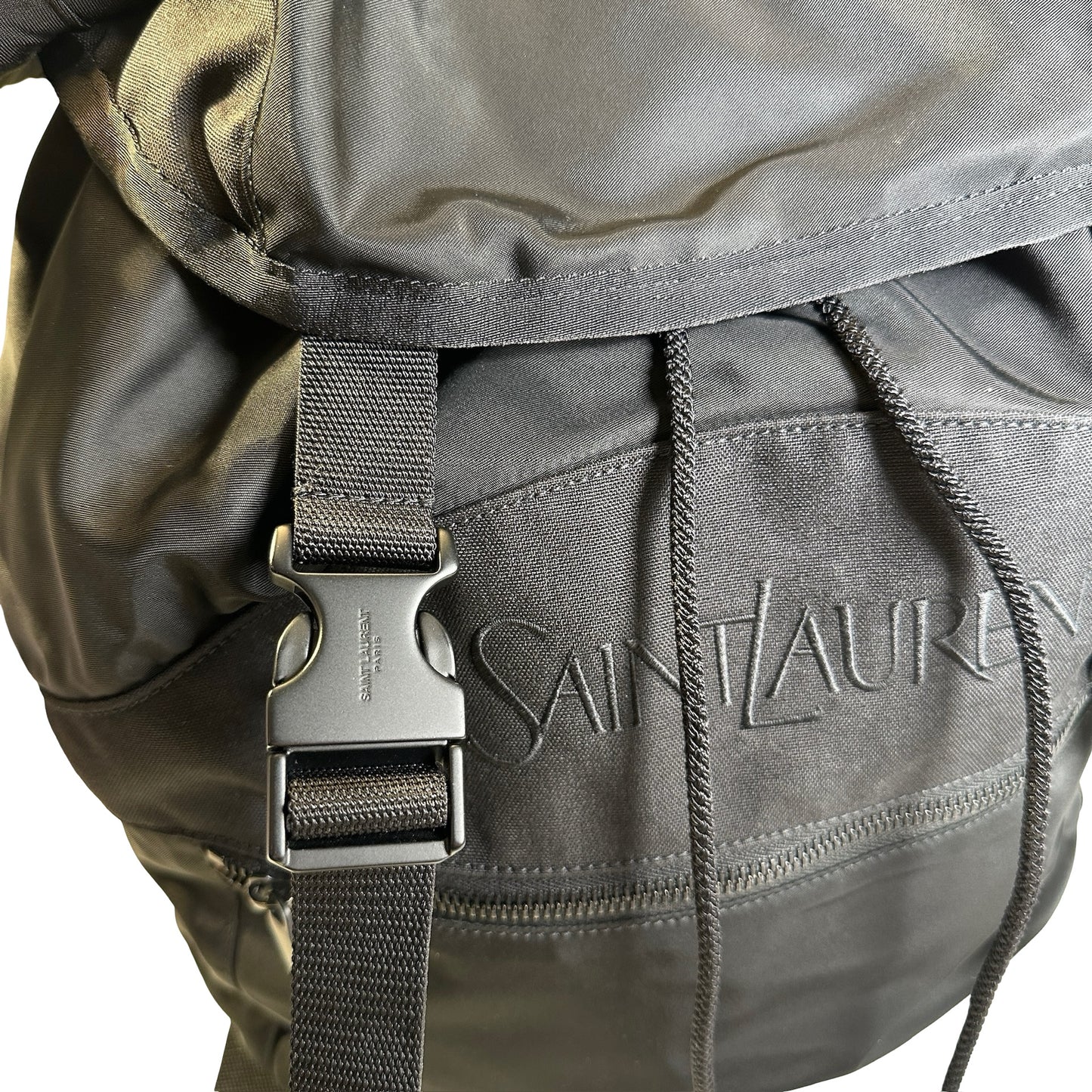 Used SAINT LAURENT Nylon Backpack Black