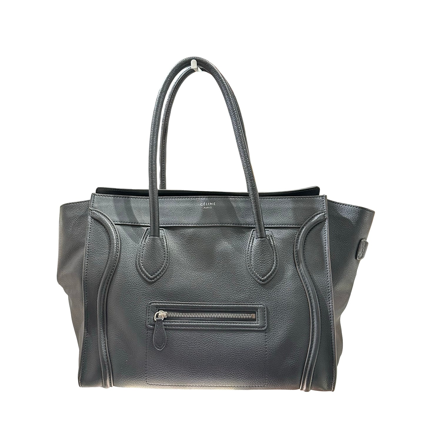 Used CÉLINE Luggage Large Handbag Black