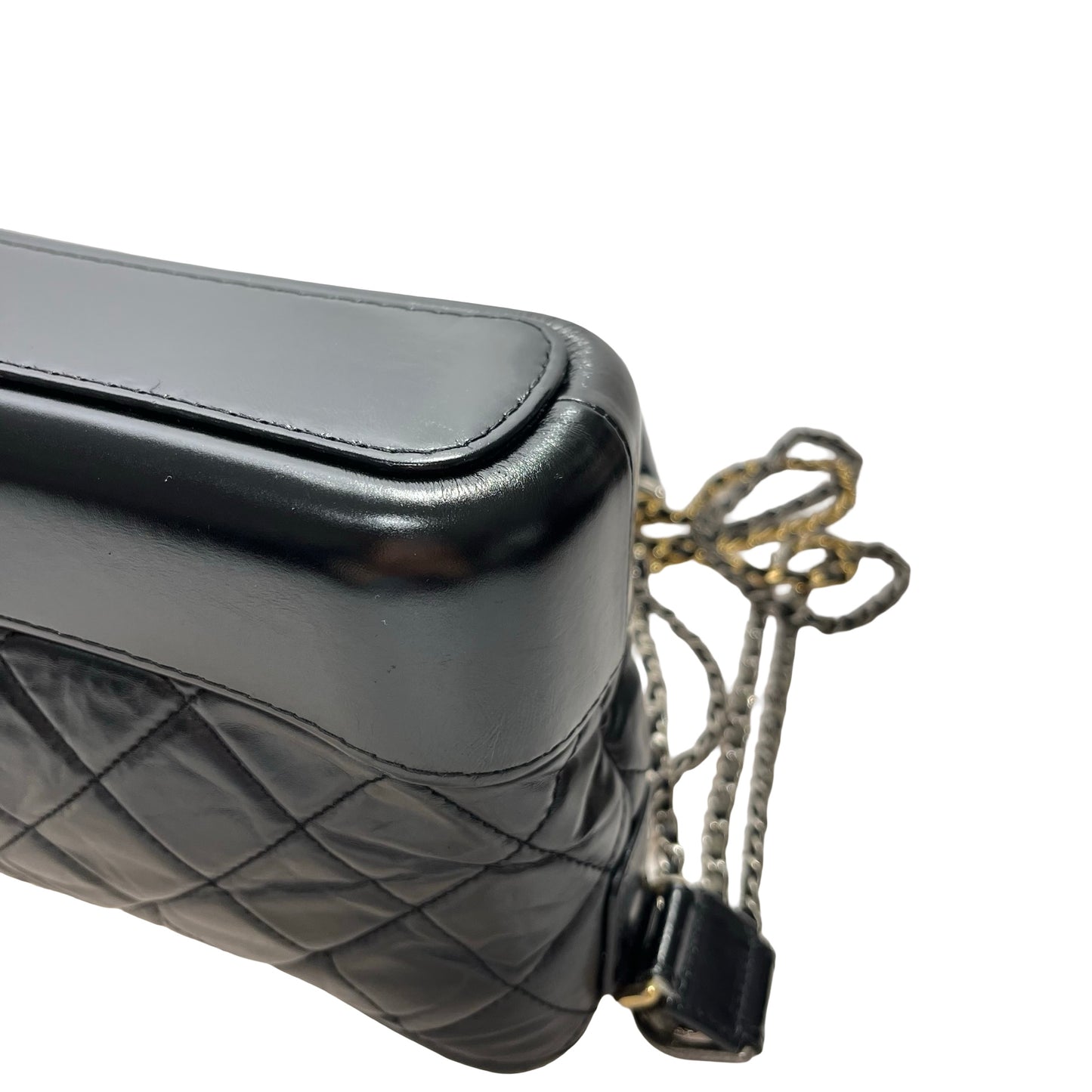 Used CHANEL Gabrielle Chain Shoulder Bag Black