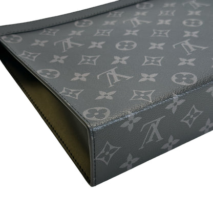 Used LOUIS VUITTON Monogram Eclipse Monogram Eclipse Watch Box Box Black Grey