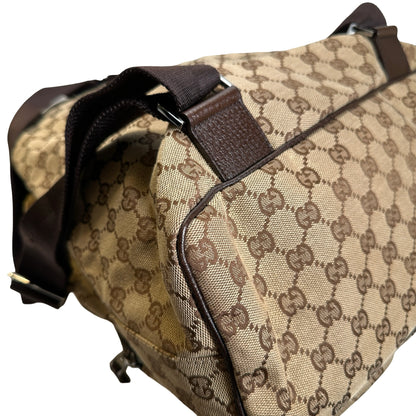 Used GUCCI GG Canvas GG Canvas Backpack Backpack Brown Beige