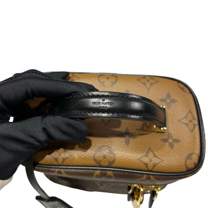 Used LOUIS VUITTON Vanity Case Cross Body Bag Brown GHW