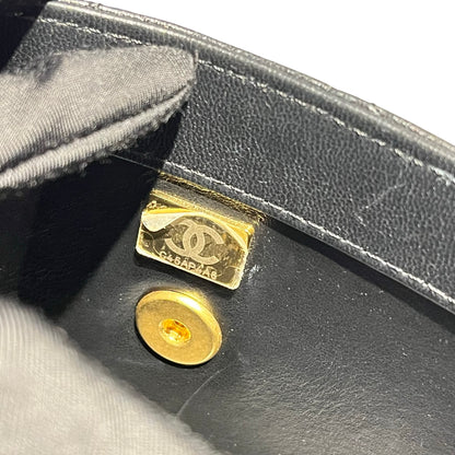 Used CHANEL Shoulder Bag Black GHW