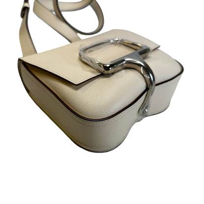 Brand New HERMÈS Epsom Calfskin Della Cavalleria Mini Crossbody Bag Nata