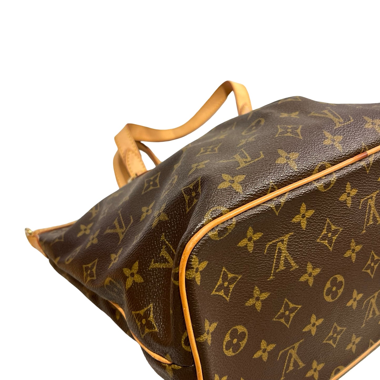 Used LOUIS VUITTON CANVAS PALERIMO Shoulder Bag BROWN GHW