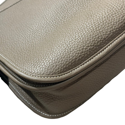 Used HERMES Clemence Evelyne 29 Cross body bag Etoupe PHW