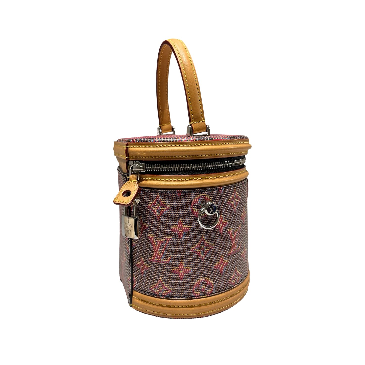 Used LOUIS VUITTON LIMITED EDITION BUCKET Cross Body Bag Brown GHW