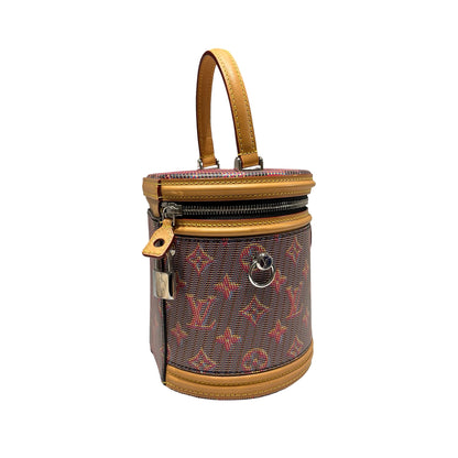 Used LOUIS VUITTON LIMITED EDITION BUCKET Cross Body Bag Brown GHW