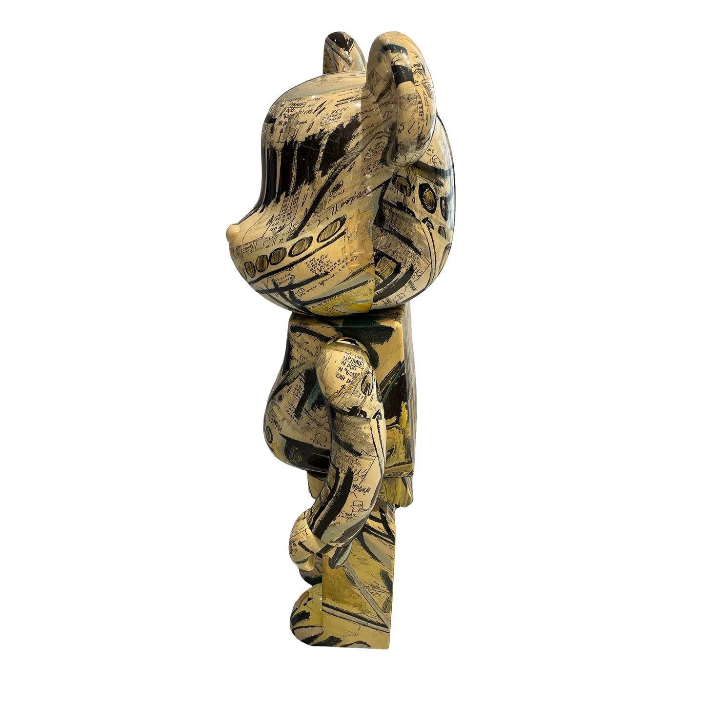 Used BEAR BRICKS Basquiat Artwork BE@RBRICK Jean-Michel Basquiat Accessories Multi-color