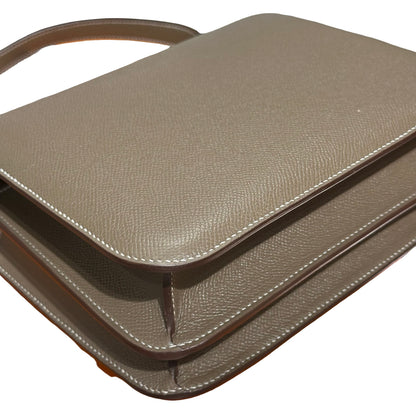 Used HERMÈS Constance 24 Shoulder Bag Etoupe (18) GHW