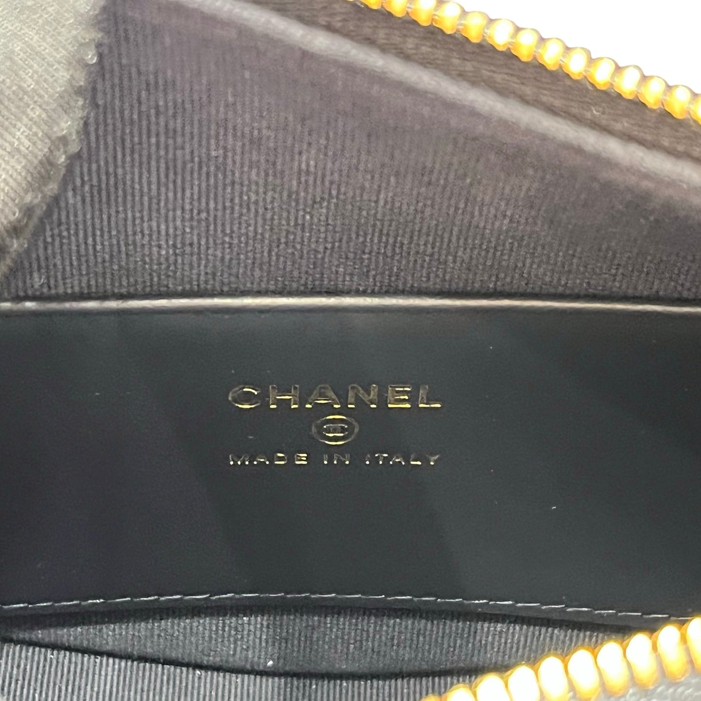 New Chanel Denim Clutch with Gold-Tone Chain Shoulder Bag Navy GHW