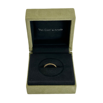 Used VAN CLEEF & ARPELS Pink Gold Perlée Small Model Ring Ring Gold
