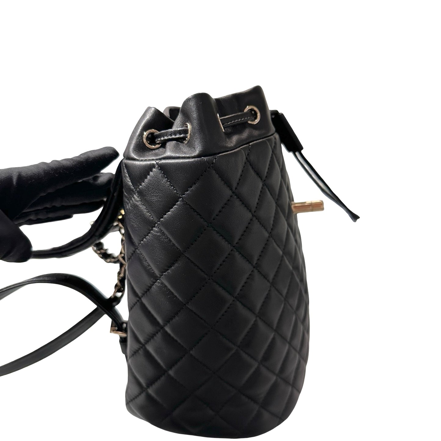 Used CHANEL Lambskin Leather Backpack