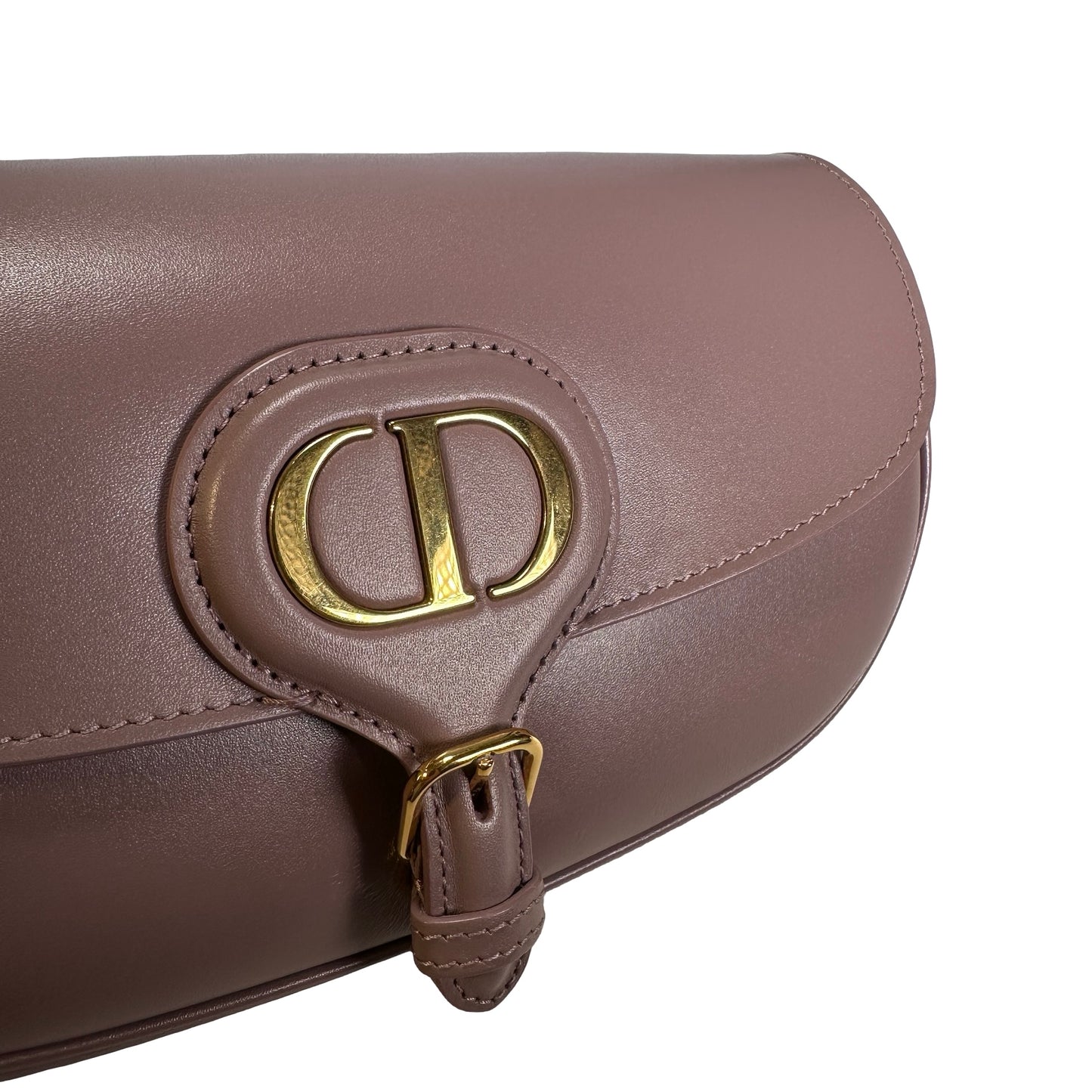 Used DIOR Box Calfskin Dior Bobby Crossbody Bag Rose des Vents