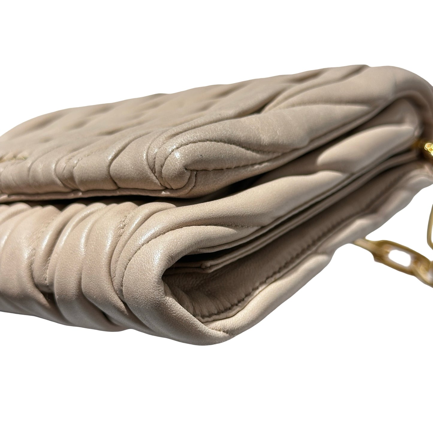 Used MIU MIU Cross Body Bag Pink GHW