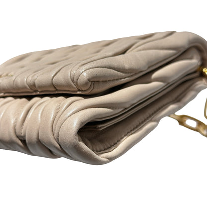 Used MIU MIU Cross Body Bag Pink GHW