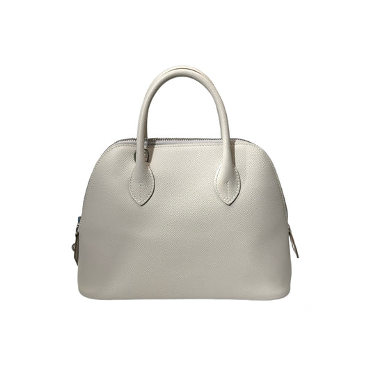 Used HERMÈS BOLIDE 25 Handbag M4 Gris Pale PHW