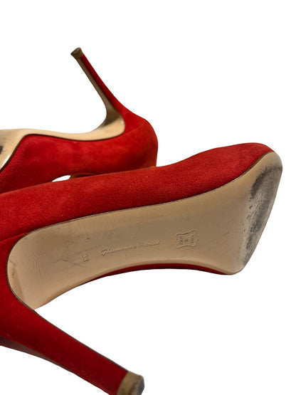 Used GIANVITO ROSSI High Heels Shoes Red