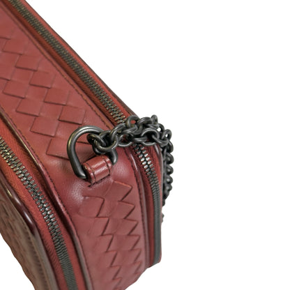 Used BOTTEGA VENETA Intrecciato Intrecciato Camera Bag Camera Bag Burgundy
