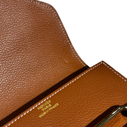 Used HERMÈS Roulis Slim Wallet Gold (37) GHW
