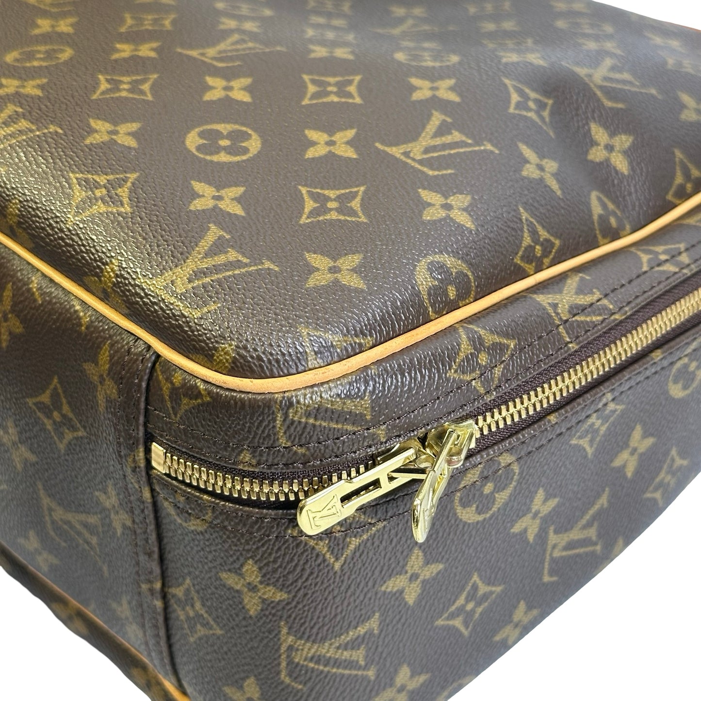 Used LOUIS VUITTON Monogram Canvas Montsouris Handbag Brown GHW