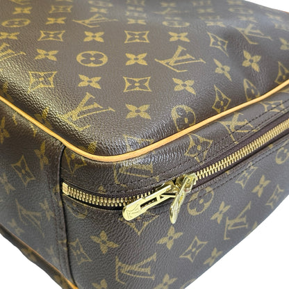 Used LOUIS VUITTON Monogram Canvas Montsouris Handbag Brown GHW