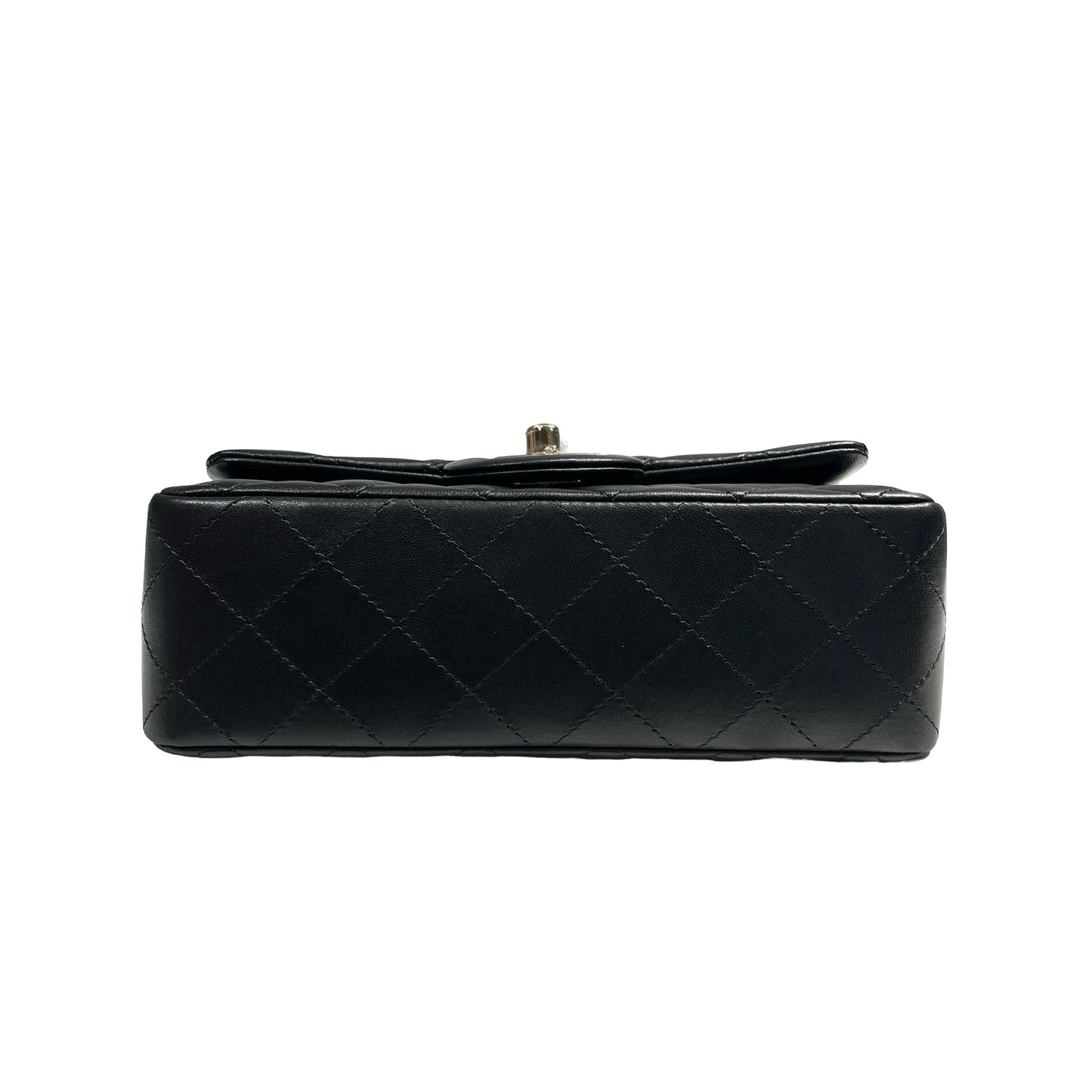 CHANEL MINI FLAP 20 CM BLACK LAMBSKIN GHW [3001063]