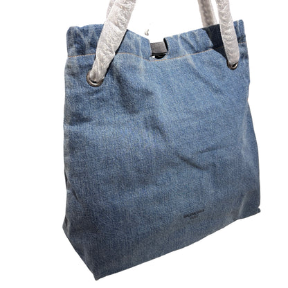 Used BALENCIAGA Denim Tote bag Accessories Blue