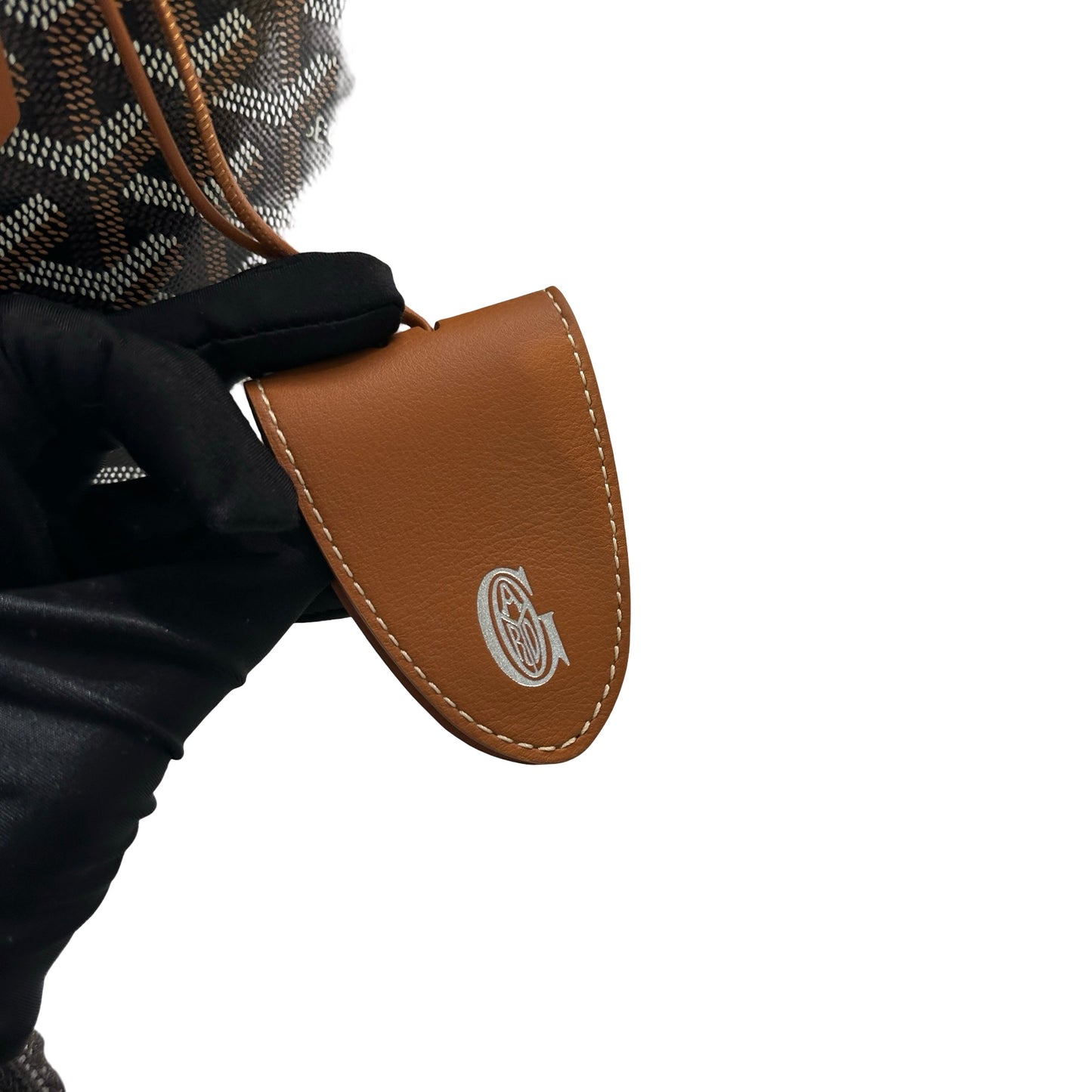 New GOYARD Sac Anjou Mini Hobo Bag Brown Black